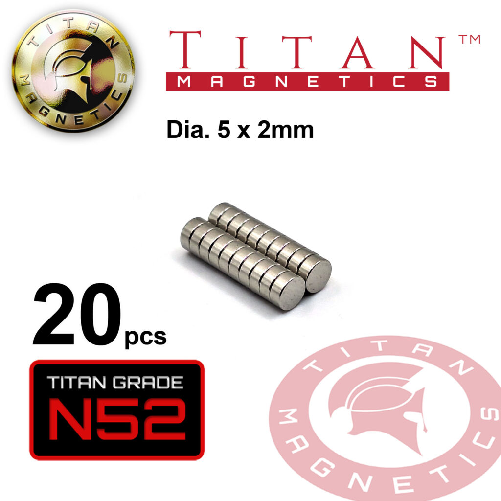 20pcs Strong Hobby Craft Magnets Small Disc