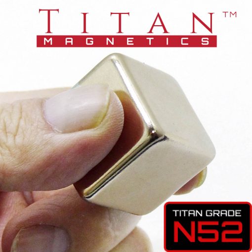 25mm Cube magnet N52 rounded edges
