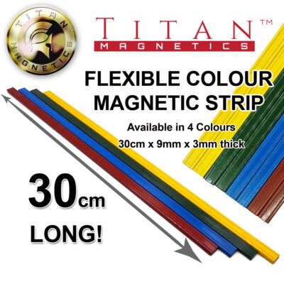 Colour Magnetic Strips 30cm Multi colours