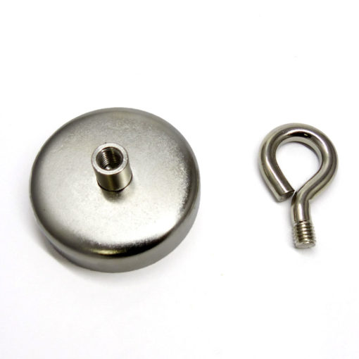 Super Strong Hook Magnet, Neodymium Type 60mm dia.