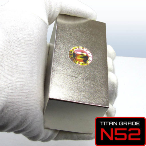 Titan Magnetics Handling Large Neodymium Magnet