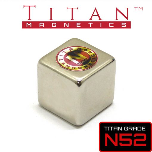 N52 Neodymium Cube Magnet Smooth edges