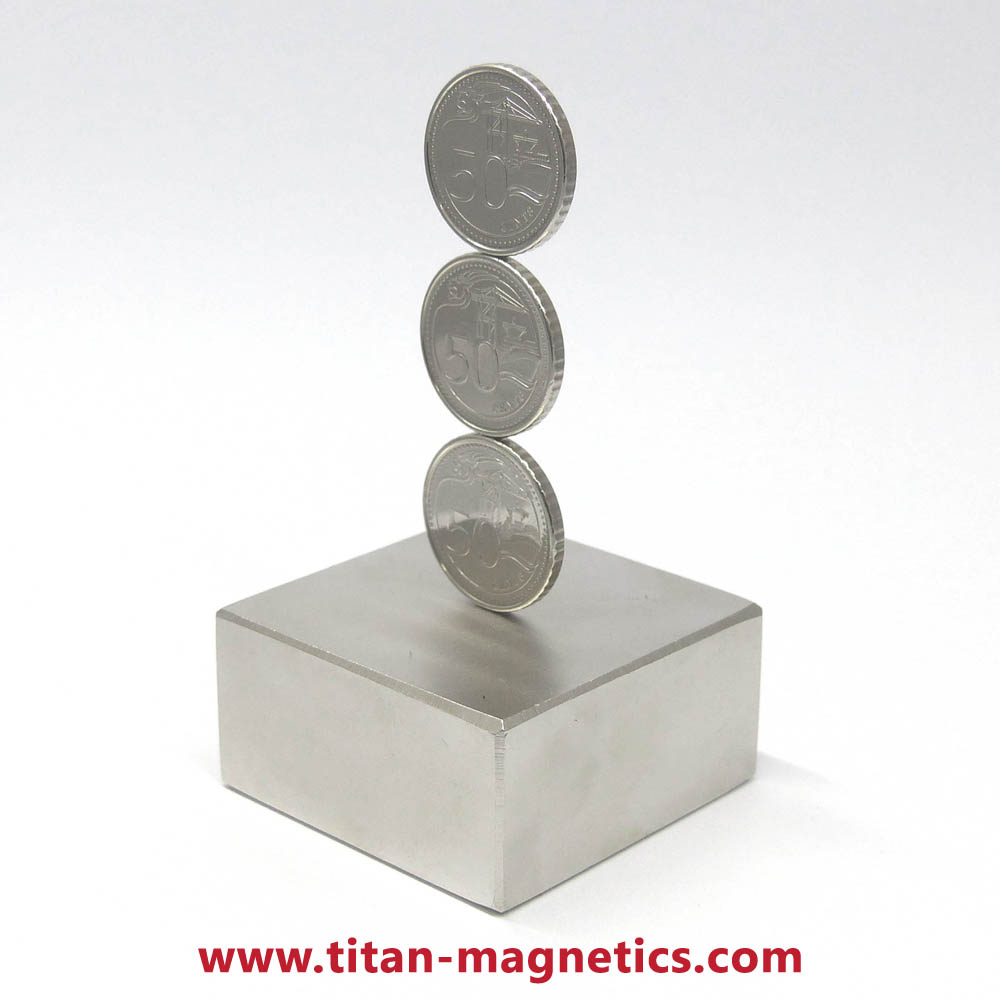 thumbnail interactive-video image 1 of US Big Block N52 Neodymium Magnets - Super Strong Rare Earth - 50mm Block 1 of 6