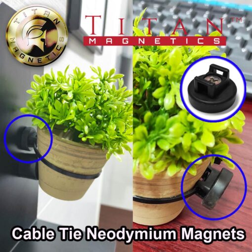 Neodymium Rubber Magnet Plant Attachment