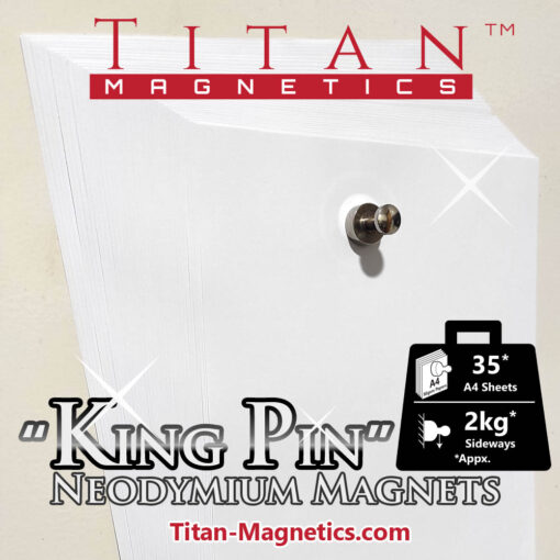 Pin Neodymium Magnet Hold 35sheets A4papers
