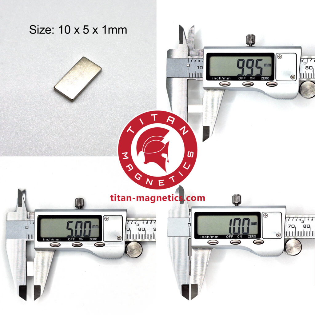 Specification N52 Magnets 10x5x1mm