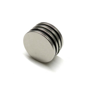 Stack of Disc Rare Earth Magnets