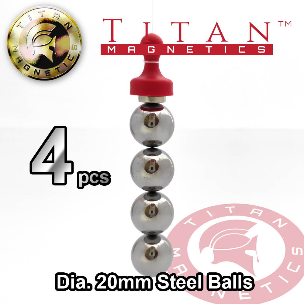 Dia.20mm Steel Ball bearings 4pcs Not-Magnet